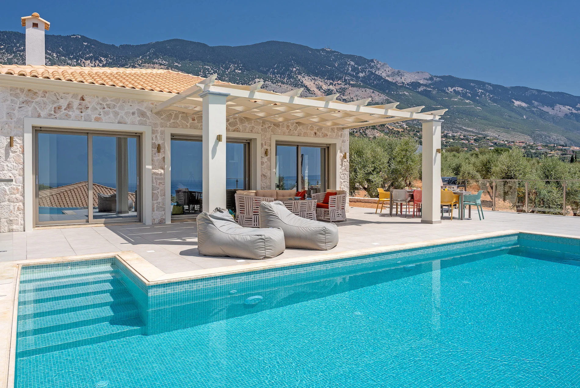 Kefalonia Villas - Villa Zoe Trapezaki Kefalonia - Kefalonia Luxury Villas in Trapezaki